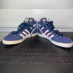 Adidas Originals Navy Peach High Top Sneakers Women’s Size 6